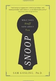 Snoop: What Your Stuff Says About You (Sam Gosling)