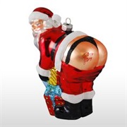 Mooning Santa