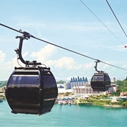 Marvel at the View From the Sentosa Island Cable Car to Faber Peak