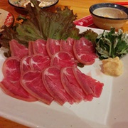 Raw Goat Sashimi