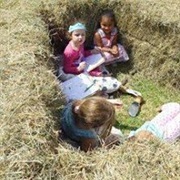 Build a Hay Fort