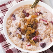 Cranberry Raisin Porridge