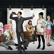 Malory Archer, Lana Kane, Pam Poovey, Doctor Krieger in Archer
