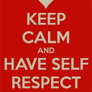 Self Respect