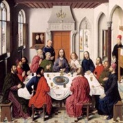 Dierec Bouts: The Last Supper (1464-1467) Church of St. Peter, Leuven, Belgium