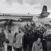 First Transatlantic Jet Service (1958)