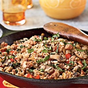 Barley Sausage Skillet