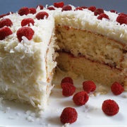 Raspberry Coconut Cake