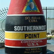 Southernmost Point of the Contiguous United States, Key West, Florida