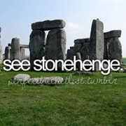 See Stonehedge