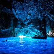 Blue Cave, Greece