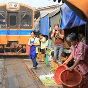 Maeklong Railway Market, Thailand