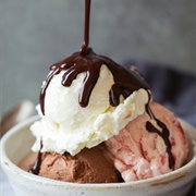 Ice Cream & Hot Fudge