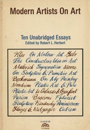 Modern Artists on Art