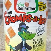 Sir Chomps a Lot Cheese Ravioli