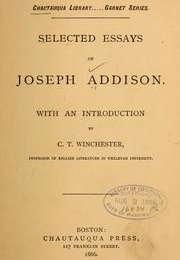 Essays (Joseph Addison)