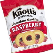 Knott's Berry Farm Raspberry Shortbread Cookies