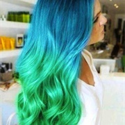 Ombre Blue-Green