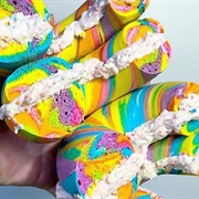 Eat a Rainbow Bagel