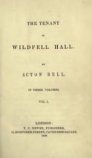 The Tenant of Wildfell Hall