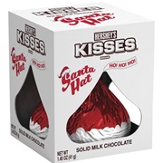 Hershey&#39;s Kisses Santa Hat