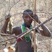 Going on a Hunt With the Hazabes in Tansania