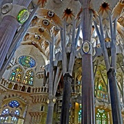Look Up in Barcelona (Antoni Gaudi)