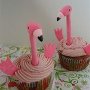 Pink Flamingo Cupcakes