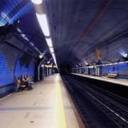 Parque Metro Station, Lisbon, Portugal