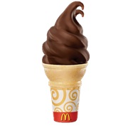 Ice Cream Cone Dipped in Chocolate
