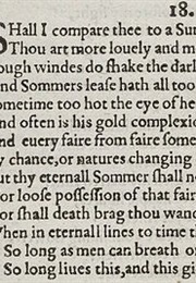 Sonnet 18 (Shakespeare)