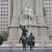 Don Quixote and Sancho Panza, Madrid