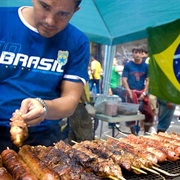 Eat Street Food in Brazil