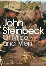 A Book That Has Been Banned at Some Point (Of Mice and Men - Steinbeck)