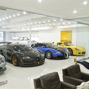 Have a Huge Garage With Luxury Cars