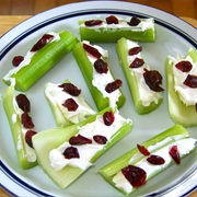 Ants on a Log (Cream Cheese)