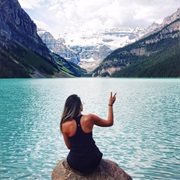 Attempt Lake Louise Tea House Challenge, Canada