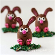 Peanut Nutter Fudge Filled Chocolate Bunnies
