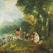 Antoine Watteau - The Embarkation for Cythera (1717) - Musée Du Louvre, Paris