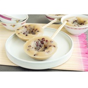Put Chai Ko (Red Bean Pudding)