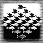 Sky and Water I (M.C. Escher)