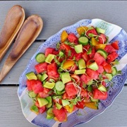 Melon Avocado Salad