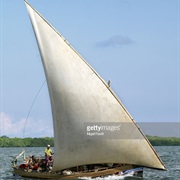 Dhow Sailing to Lamu Island, Africa