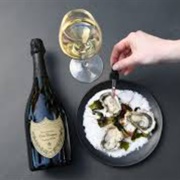 Dom Perignon With Oysters