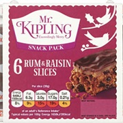 Mr Kipling Rum and Raisin Slice
