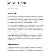 Wushu by Dan Bayn