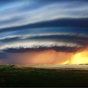 Flying Saucer Cloud, Saskatchewan
