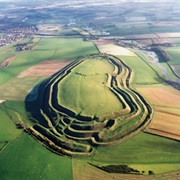 Maiden Castle, England 400 - 350 BC
