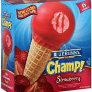 Blue Bunny Champ! Strawberry