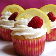 Lemon Raspberry Cupcake